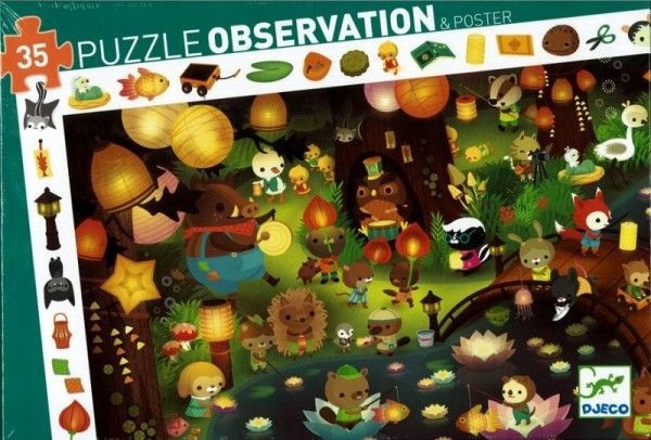 DJECO observation puzzle aquatic 4 yrs+/ 54 pcs – PSiloveyou