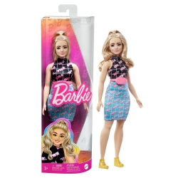 LALKA BARBIE FASHIONISTAS POWER GIRL KRĄGŁE KSZTAŁTY MATTEL