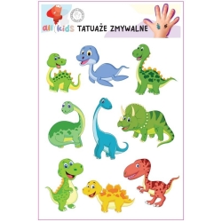 TATUAŻE ZMYWALNE DINOZAURY ALL4KIDS